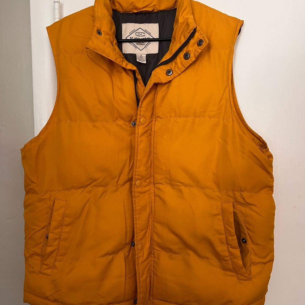St. John’s Bay yellow puffer vest